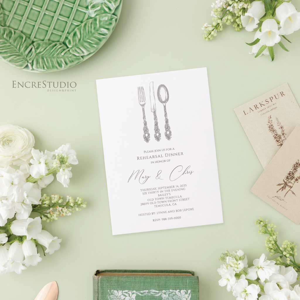 rehearsal dinner invitation