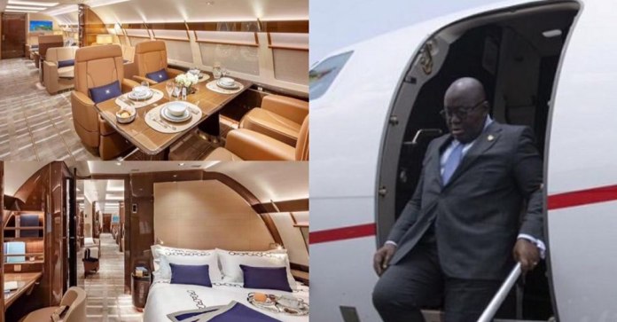 Prez Akufo-Addo succumbs to pressure, travels in Presidential jet after luxurious private jet brouhaha