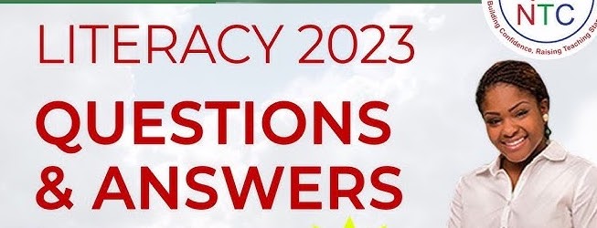 Literacy Objectives past questions