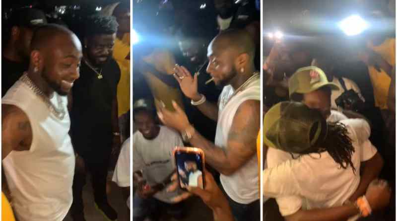 Davido beams with joy