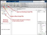 Basic Matlab Tutorial Creating And Opening A Script File
