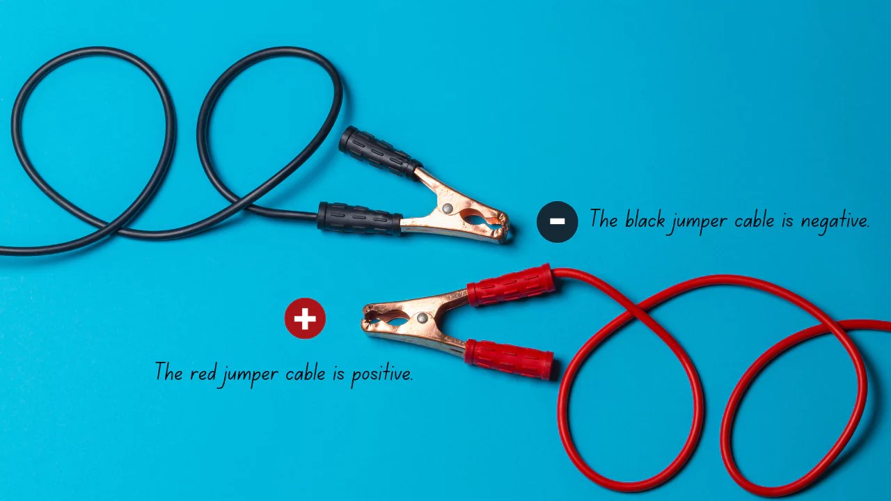 Jumper Cables Positive And Negative