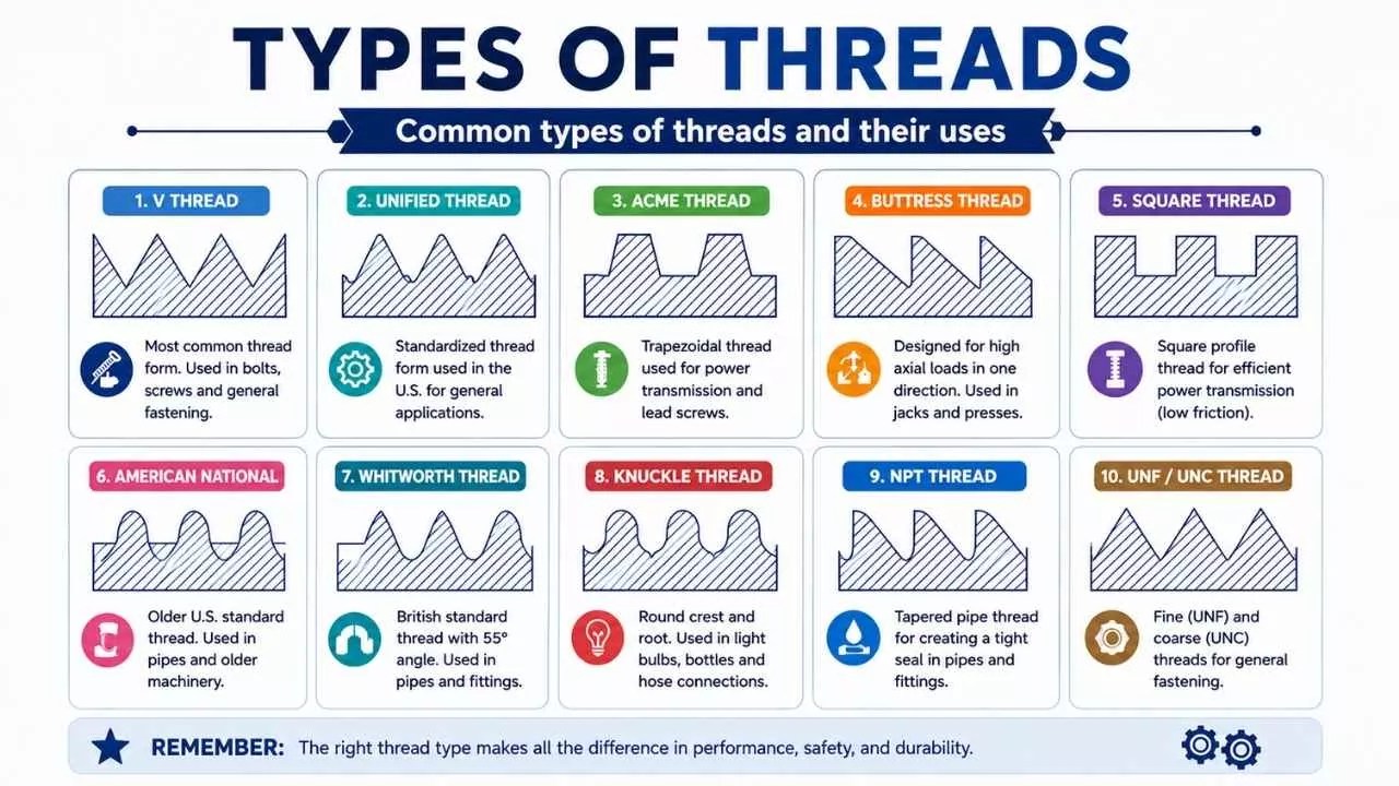 Different Types of Threads