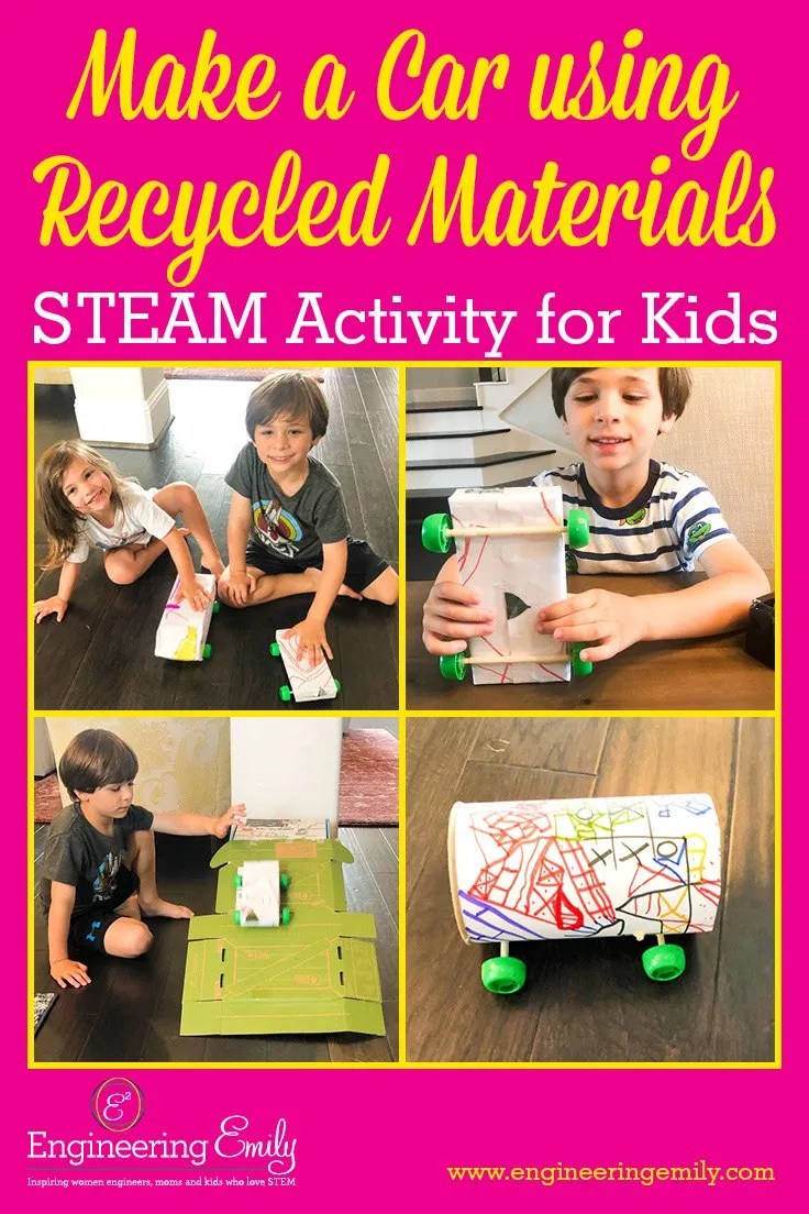 Make a Car using Recycled Materials | STEAM Activity for Kids 