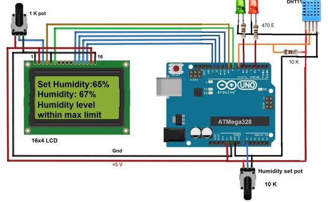 Arduino Based Temperature And Humidity Monitoring System | My XXX Hot Girl