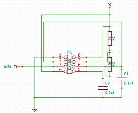 Image of a Schematic Drawn by EESchema in KIcad How to make a PCB Layout