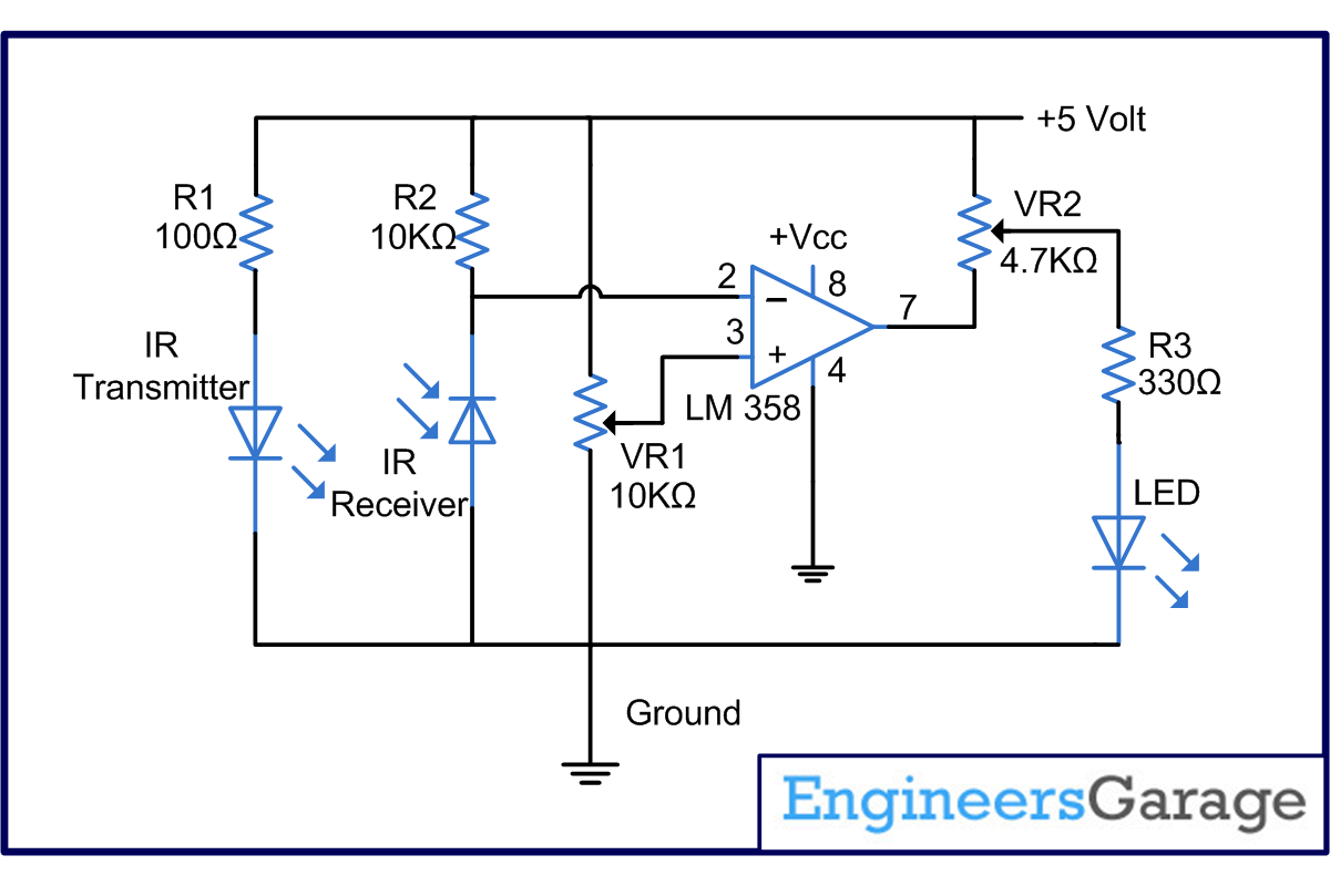 Ir Sensor Circuit Diagram
