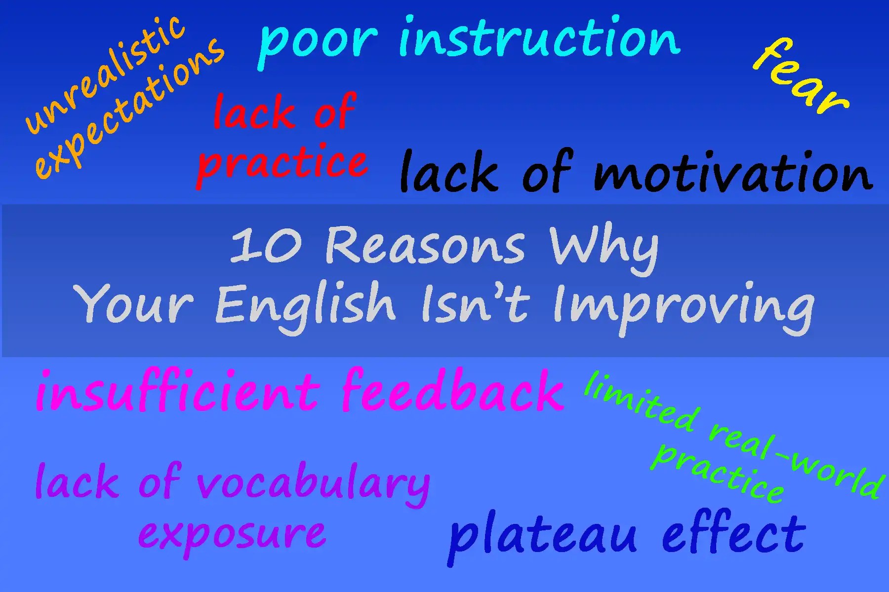 Reasons your esl classes aren't working