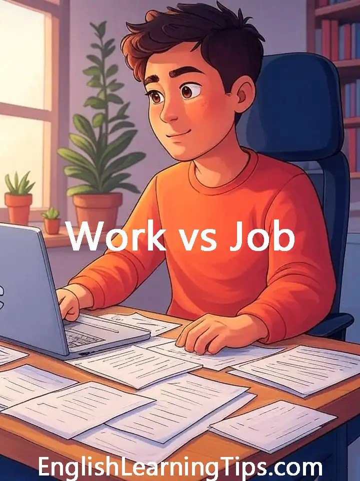 Work vs job using them correctly