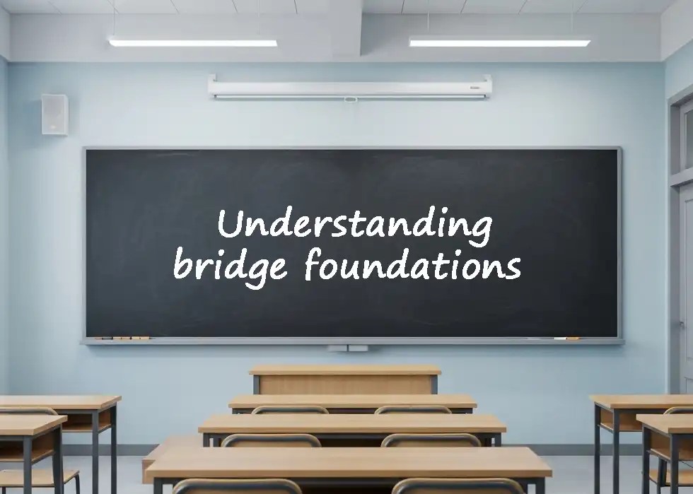 Understanding bridge foundations video based esl lesson
