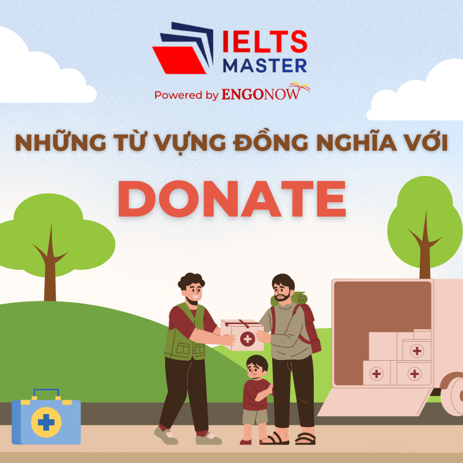 những từ vựng đồng nghĩa với donate