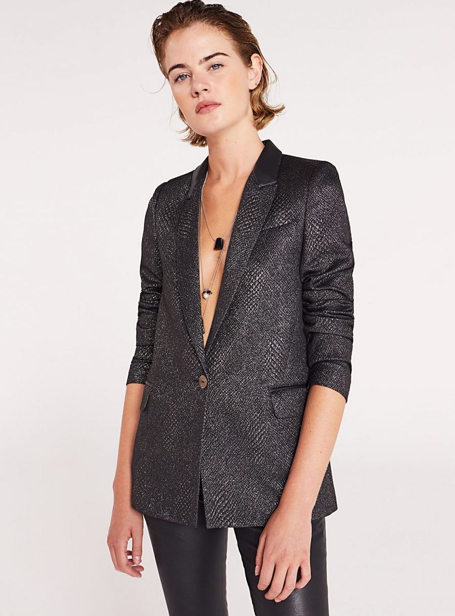 Veste argenté