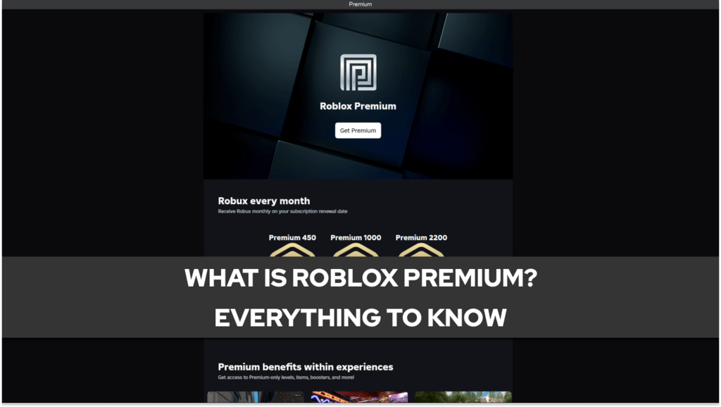 What Is Roblox Premium Everything To Know EnosTech Com Image 