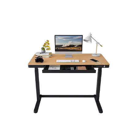 Computer table with memory storage