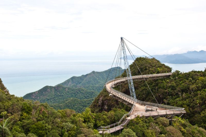 Langkawi Sky Bridge, un lieu touristique populaire en Malaisie