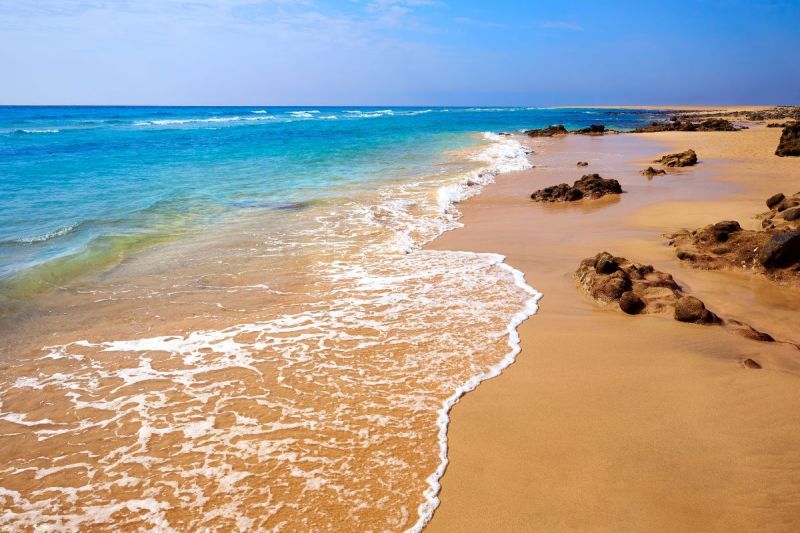 Belle plage des Canaries