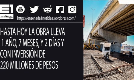 Supervisa titular de SIDURT avances en obra el nodo vial «EL GALLO» en Ensenada