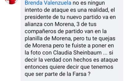 ¿»Sin Alianza»? Brenda Valenzuela Niega Vínculos con Morena, ¿Pero los Hechos lo Contradicen?