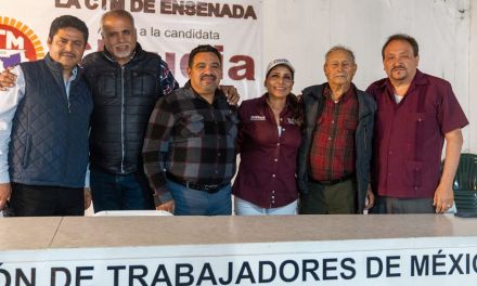 La CTM de Ensenada brinda su apoyo a Claudia Agatón para la alcaldía