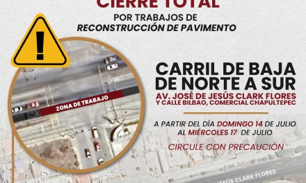 ¡Atención Conductores! Cierre Vial en Crucero Clark Flores y Bahía Asunción Prepárense