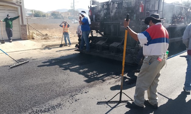 «con paso firme: rehabilitación de la calle tercera alcanza 45% de avance en la colonia hidalgo»