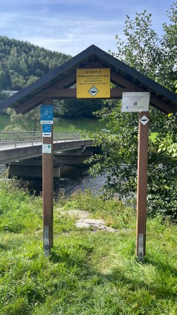 Startpunkt Wittgensteiner Schiefernpfad