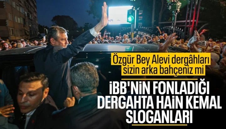 Özgür Özel ve Garip Dede Dergahı’nda Atılan Çirkin Sloganlar