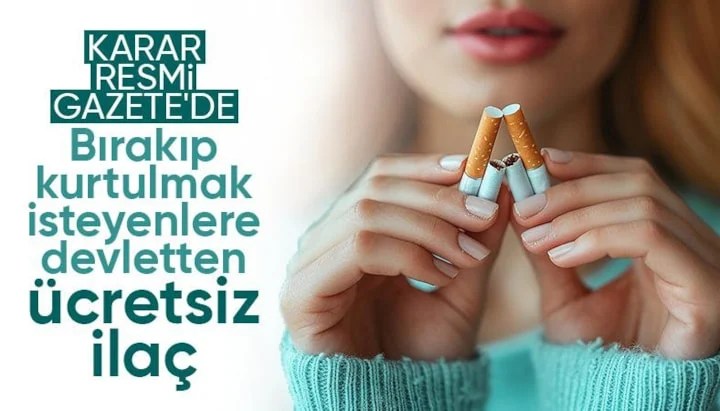 Resmi Gazete'de Yayımlandı: 1 Milyon Kişiye Ücretsiz Sigara Bırakma İlacı!