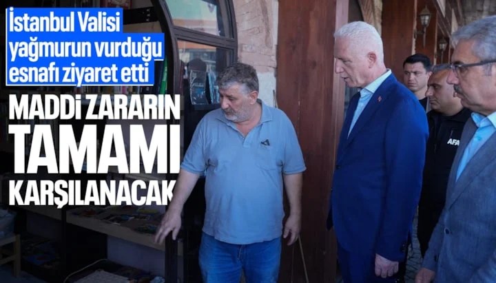 Vali Gül’den Sahaflar Çarşısı’na Ziyaret: “Zararların Tamamını Karşılayacağız”