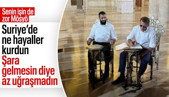 Macron'un Şam Ziyaretine Güneş Gözlüğü Damga Vurdu: 17 Yıl Sonra İlk Ziyaret