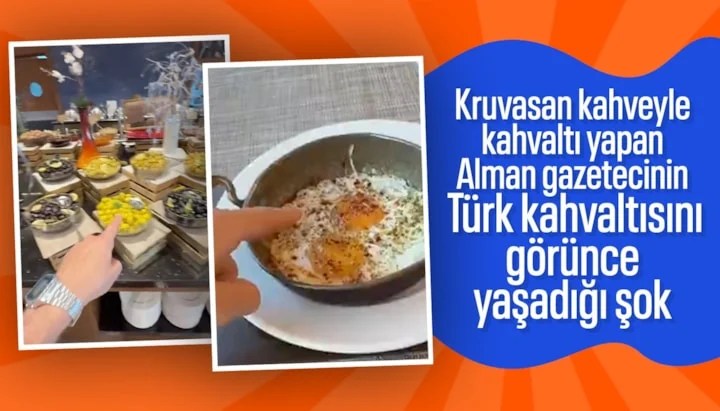 Alman Gazeteci Ankara'daki Türk Kahvaltısına Hayran Kaldı