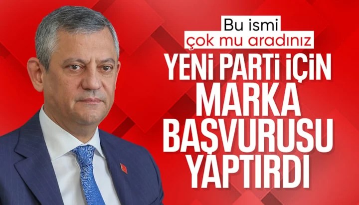 Özgür Özel’in Yeni Partisi mi? TÜRKPATENT’e “Yeni Parti” Başvurusu Ortaya Çıktı
