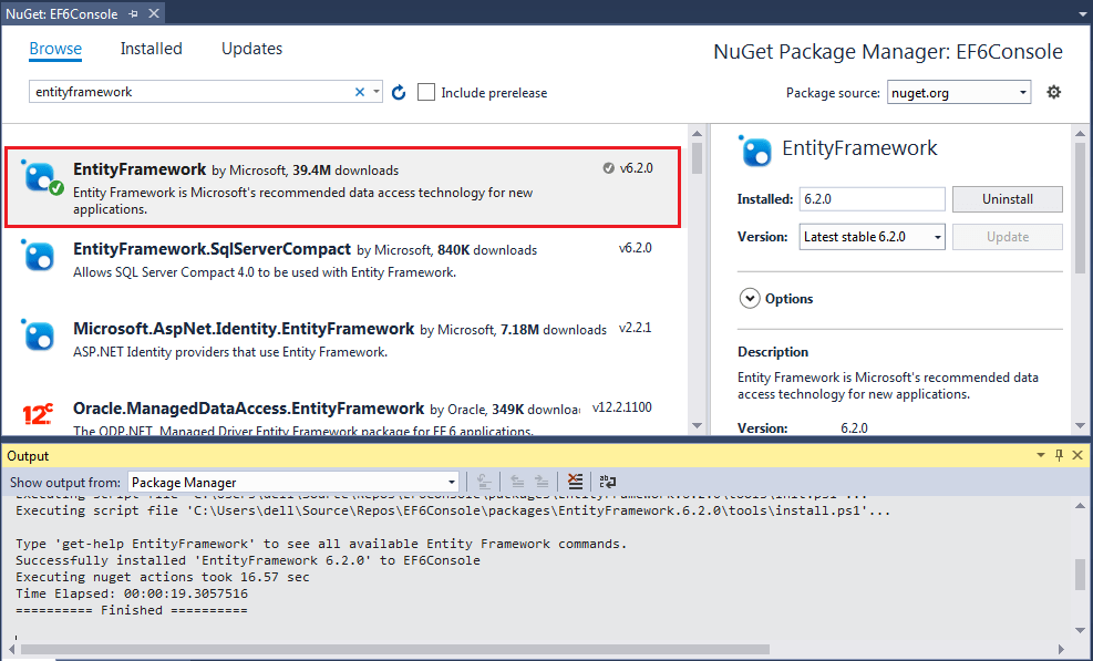 Entity Framework Code First Kurulumu – Yazılım Bloğu