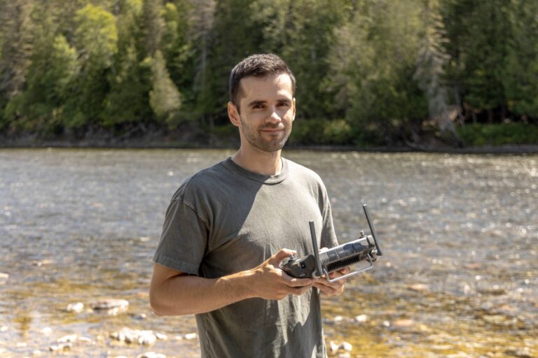 Indigenous communities use cutting-edge drone technology to save atlantic salmon from climate change