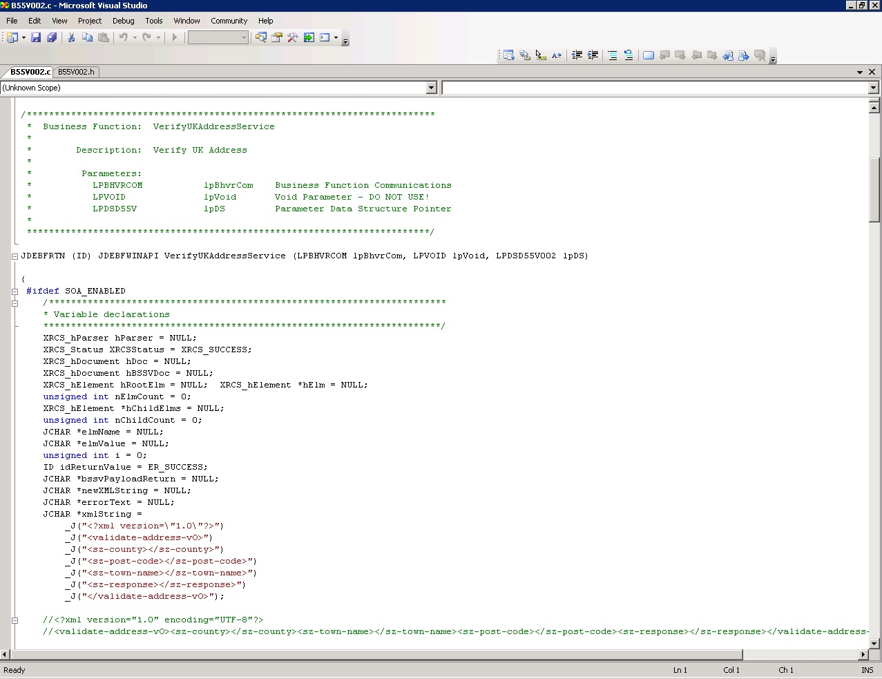 A prototype declares the function name, its parameters, and its return type to the rest of the pr. Jd Edwards Business Service Integration Part 2 5 Ephlux