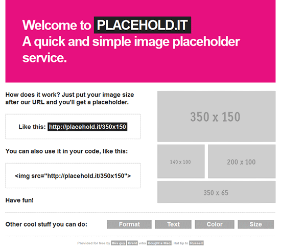 5 Layanan Placeholder untuk Desainer Web - ePlusGo