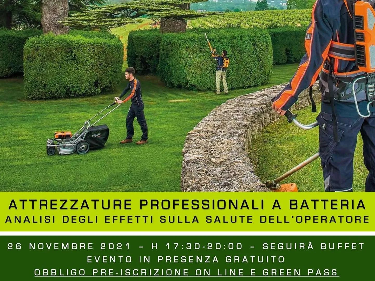 AIPV e le attrezzature a batteria