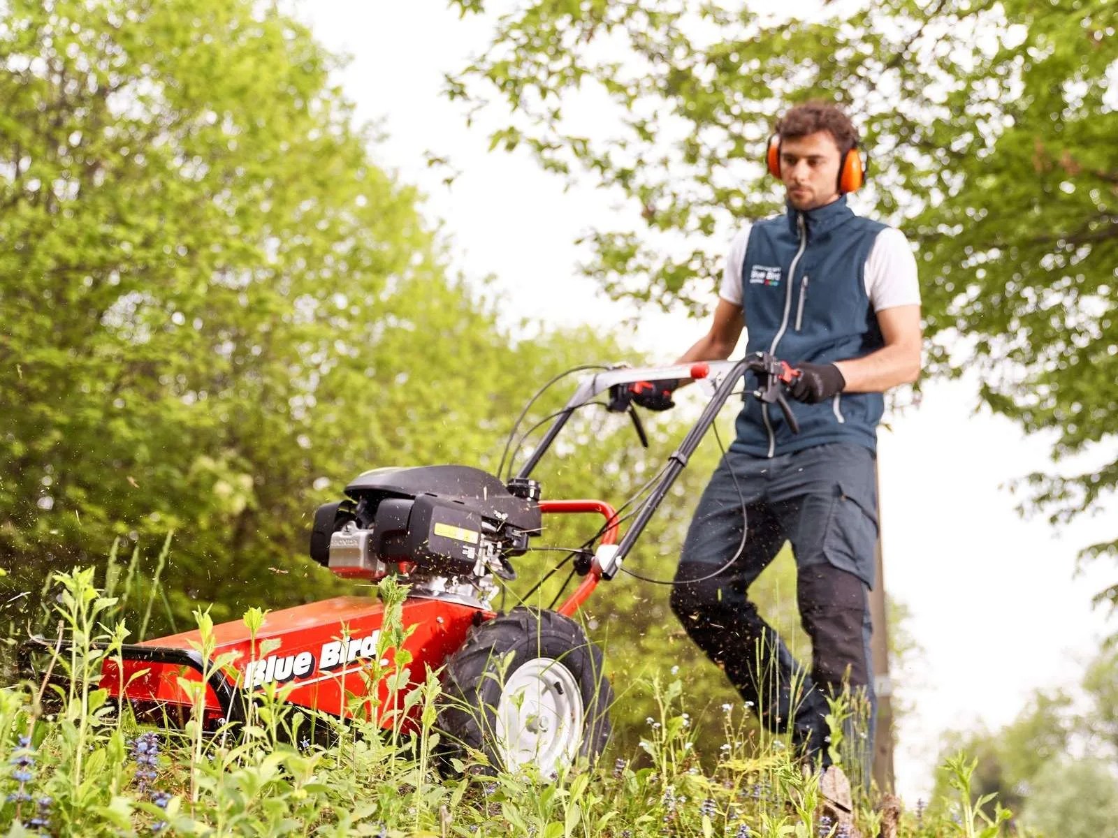 Il decespugliatore a ruote Domino TS PRO di Blue Bird