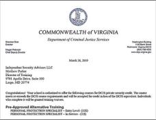 ISA Executive Protection Training Standards