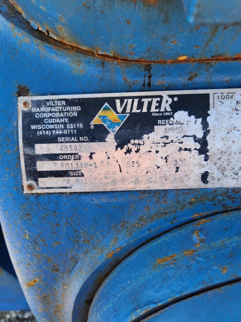 Vilter VMC Ammonia Compressors model 458XL – skid package