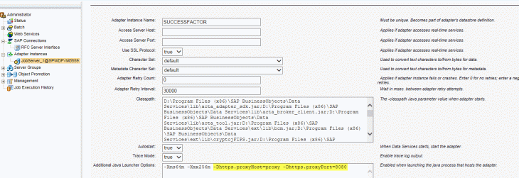 SAP Data Services, SuccessFactors