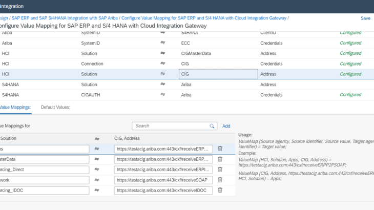 Ariba Cloud Integration, SAP Ariba Sourcing, SAP Integration Suite