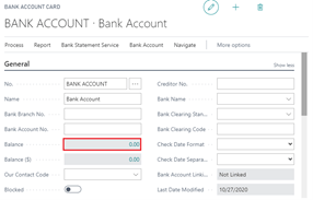 Prepaid debit card accounts like netspend are popular for many reasons. How To Set Up Initial Bank Account Balances In Dynamics 365 Business Central Erp Software Blog