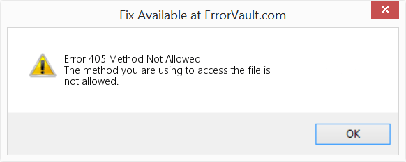photo Http Error 405 Method Not Allowed errorvault com