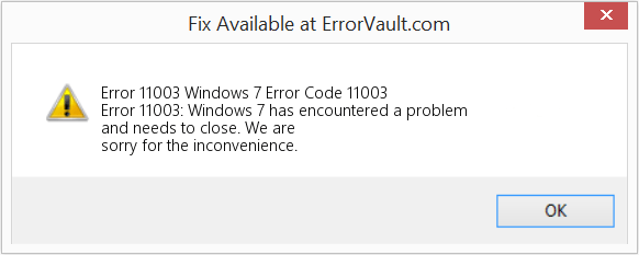 So much has changed about the way people make calls. How To Fix Error 11003 Windows 7 Error Code 11003 Error 11003 Windows 7 Has Encountered A Problem And Needs To Close We Are Sorry For The Inconvenience