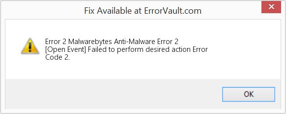 How To Fix Error 2 Malwarebytes Anti Malware Error Code 2 Error 2 - Modern Light Pattern - Retina