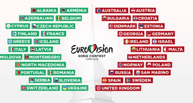 Please keep your comments respectful. 41 Countries To Take Part In 2022 Eurovision Song Contest Esc Covers