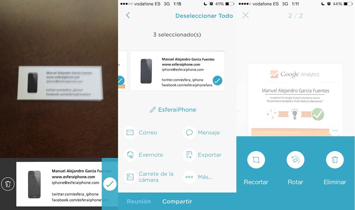 Scannable evernote