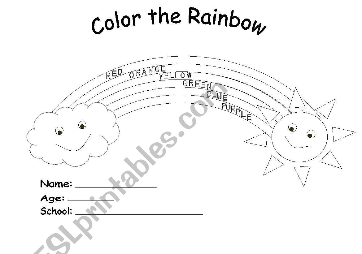 Colour the rainbow