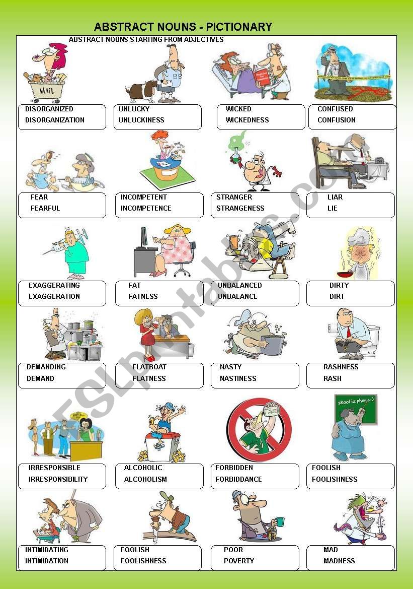 Abstract nouns